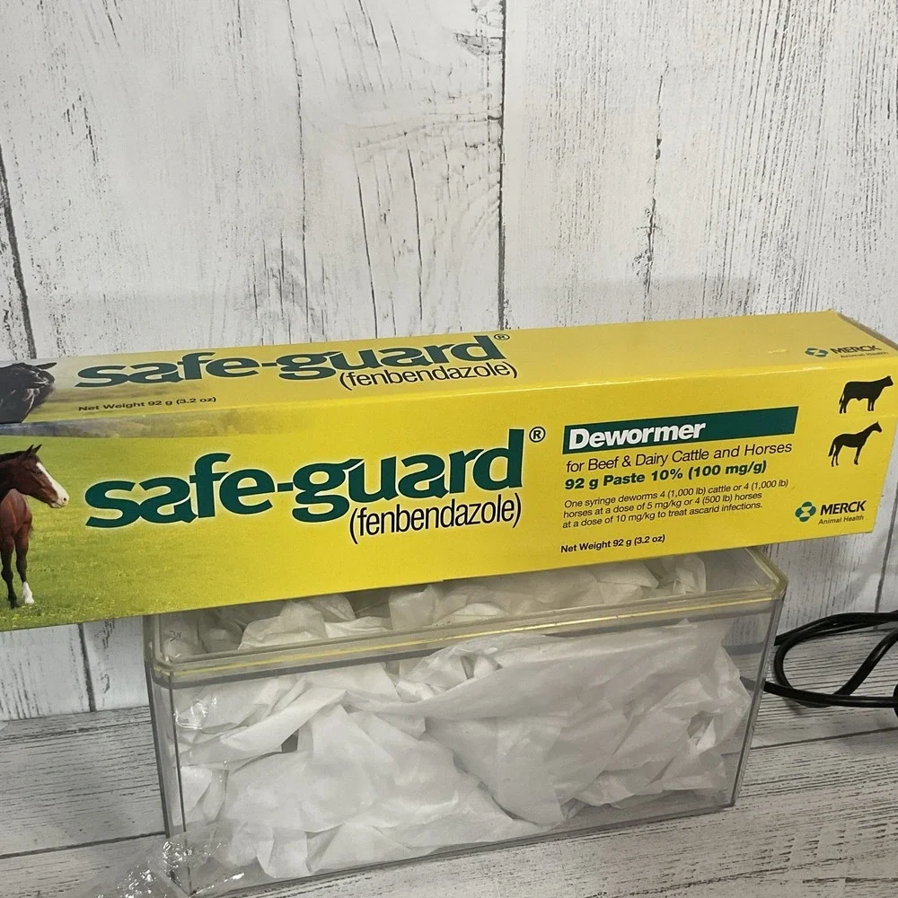 Safe-Guard Cattle Dewormer Paste‎ (fenbendazole) 92g 3.2oz EXP 10-2025